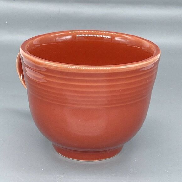 HLC Fiestaware Coffee Cup Lot of 2 Paprika Brown 3" Post 86 Replacement - Picture 11 of 12
